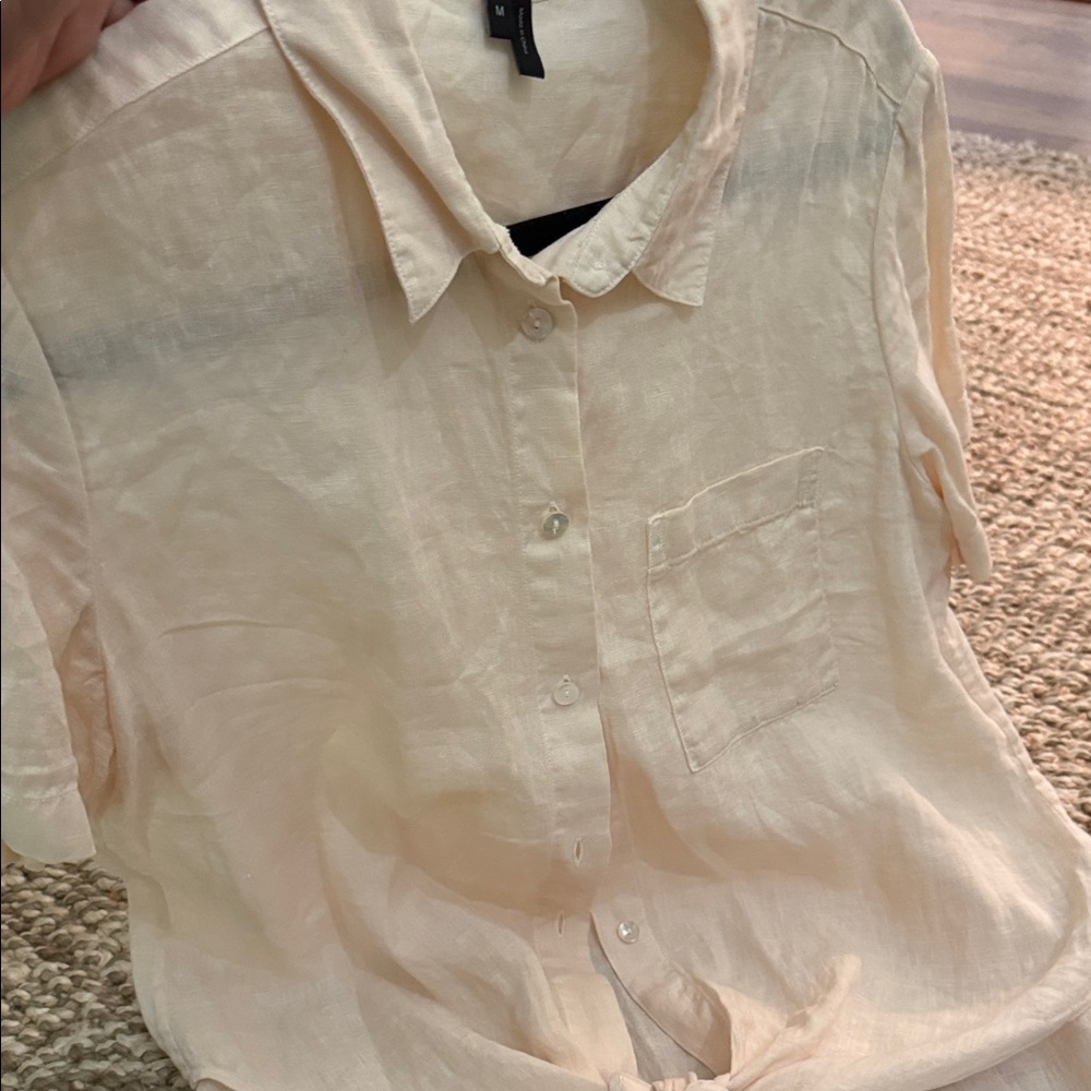 THEORY 100% Linen Button-Up Shirt - Unbranded - Picture 10 of 11
